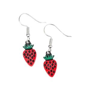 🖤 Strawberry Fruit Dangle Earrings NEW